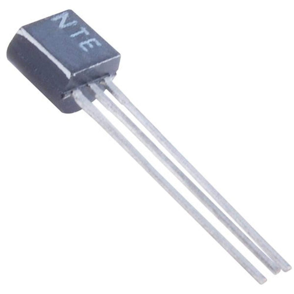 NTE Electronics 2N4126 Silicon PNP Transistor for General Purpose Amplifier and Switch, 200 mA, 25V (Pack of 5)