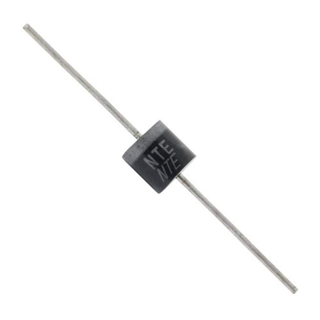 NTE Electronics GI754 Plastic Silicon Rectifier, 6 Amp Maximum Average Forward Rectified Current, 400V Repetitive Peak Reverse and Blocking Voltage (Pack of 5)