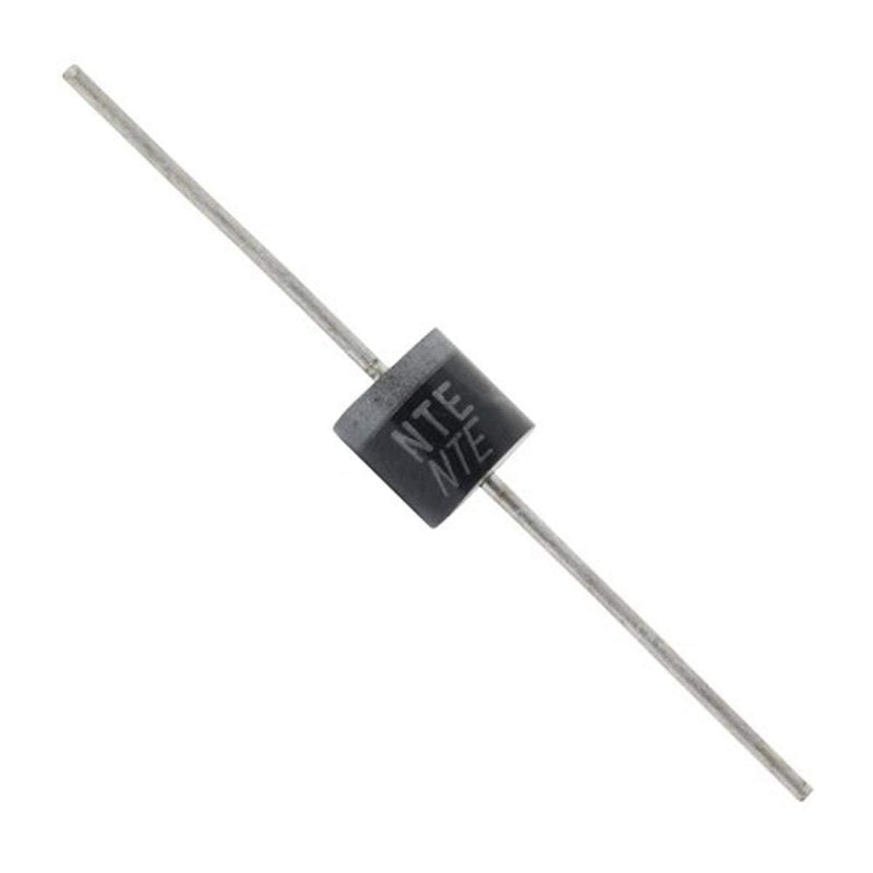 NTE Electronics GI754 Plastic Silicon Rectifier, 6 Amp Maximum Average Forward Rectified Current, 400V Repetitive Peak Reverse and Blocking Voltage (Pack of 5)