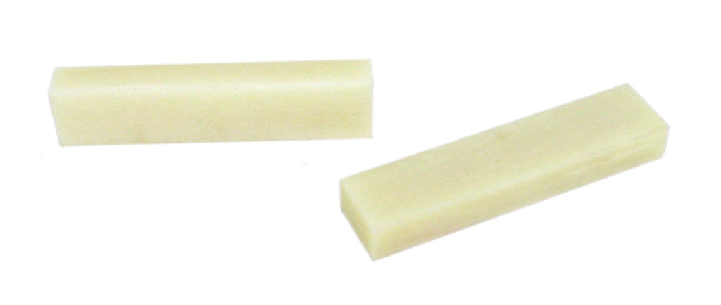 2pc. Bone Nut Blanks for Cigar Box Guitar