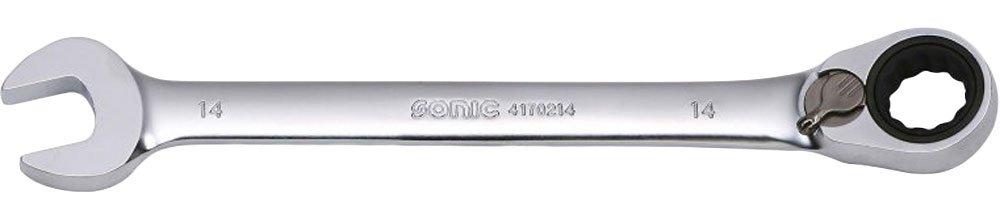 SONIC Tools Reversible Ratcheting 12pt 11 Wrench Tool - 168mm