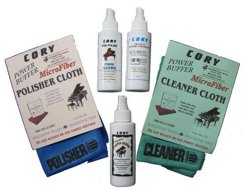 Complete Piano Finish Cleaning and Care Kit - for Satin Pianos