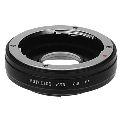 Fotodiox Pro Lens Mount Adapter, Selective 35mm Olympus Zuiko Lens to Pentax K Mount Camera Adapter (Please See Compatible Lens List), OM-PK Pro