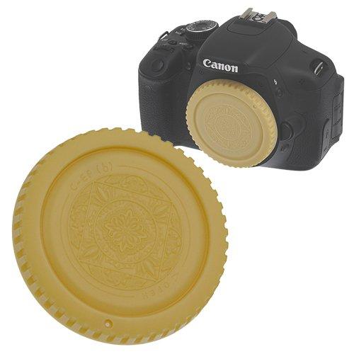 Fotodiox Cap-Body-EOS-Gold Designer Body Cap for All Canon EOS EF & EFS Camera44; Gold