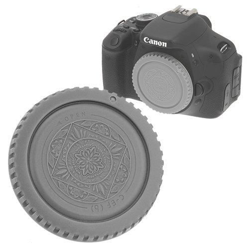 Fotodiox Designer Gray Body Cap Compatible with Canon EOS EF and EF-s Cameras