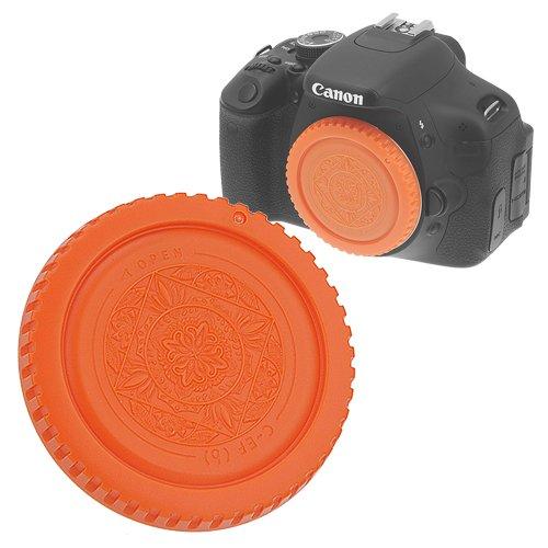 Fotodiox Cap-Body-EOS-Orange Designer Body Cap for All Canon EOS EF & EFS Camera44; Orange