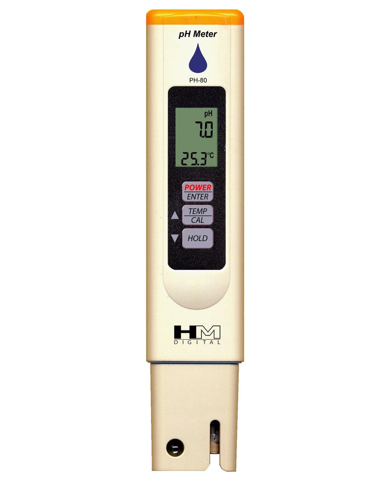 HM Digital HMPH80 HMDPHM80 Digital pH/Temperature Meter, 0.0-14.0 0.1 Resolution, Purple