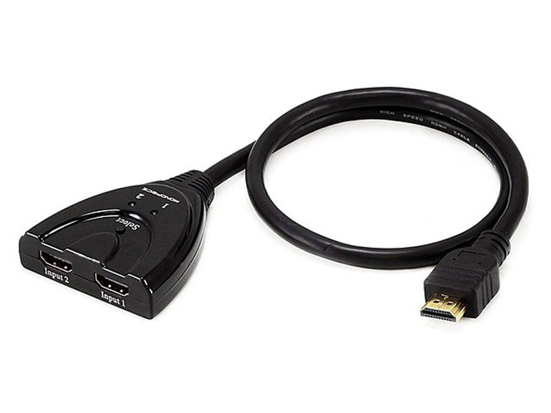 Monoprice 108147 Pigtail HDMI Switch,Black
