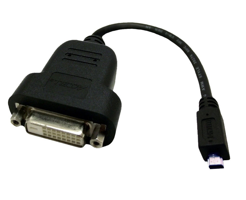 Accell Mini HDMI (HDMI-C Male) to DVI-D (Female) Adapter - Resolutions up to 1920x1080 Full HD