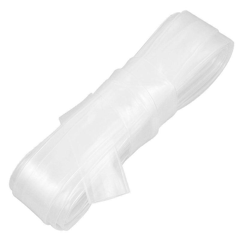 uxcell Ratio 2:1 20mm Dia Clear Polyolefin Heat Shrinkable Tube 8M 26.2Ft