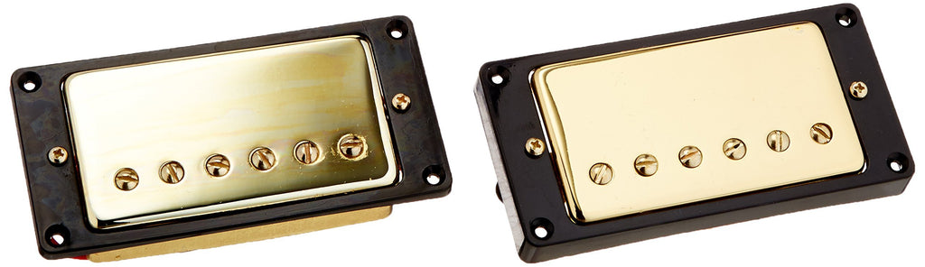 Kmise 1set Humbucker Pickup Gold for Gibson Les Paul Replacement