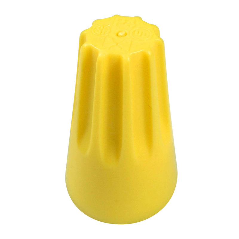 Cambridge Yellow Wire Connectors, Range Min 3 #20 Sol, Max #12 w/2 #14, 600 Voltage, 100 Pack