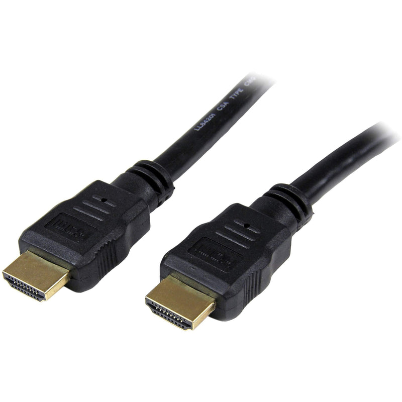 StarTech.com 2m 4K High Speed HDMI Cable - Gold Plated - UHD 4K x 2K - Premium HDMI Video Cable for Your TV, Monitor or Display (HDMM2M),Black
