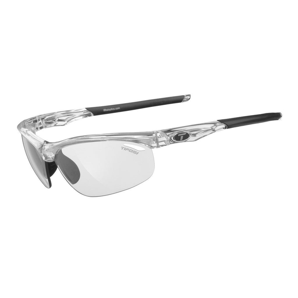 Tifosi Veloce Regular Interchangeable Wrap Sunglasses Crystal Clear