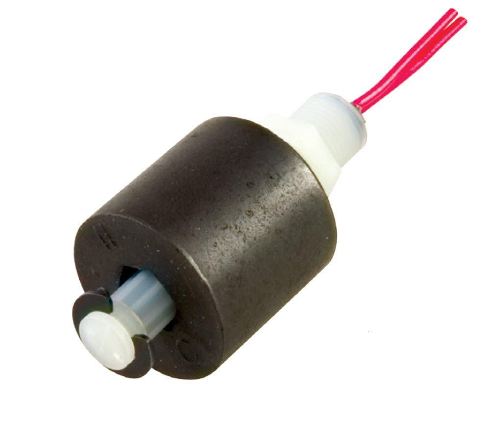 Gems Sensors 162745 Buna N Float Single Point Highly Reliable Compact Level Switch, 1" Diameter, 1/8" NPT Male, 13/16" Actuation Level