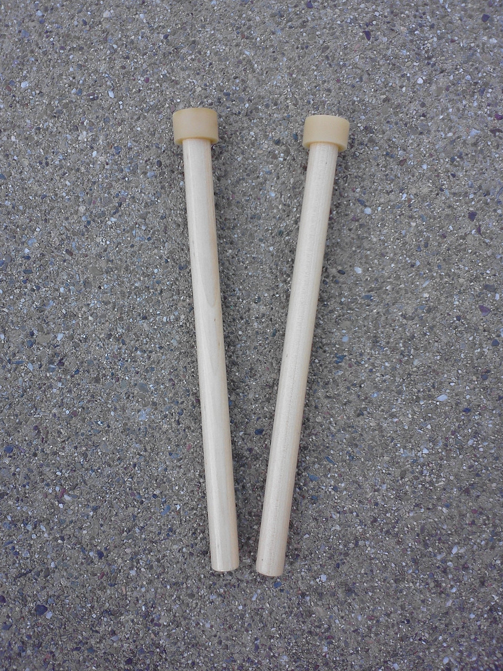 KaKesa Steel Drum Pan Mallets Sticks Wood Econo - Double Seconds