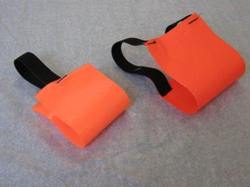 Safety Flag AB-3 Fluorescent Reflective Armbands, Orange