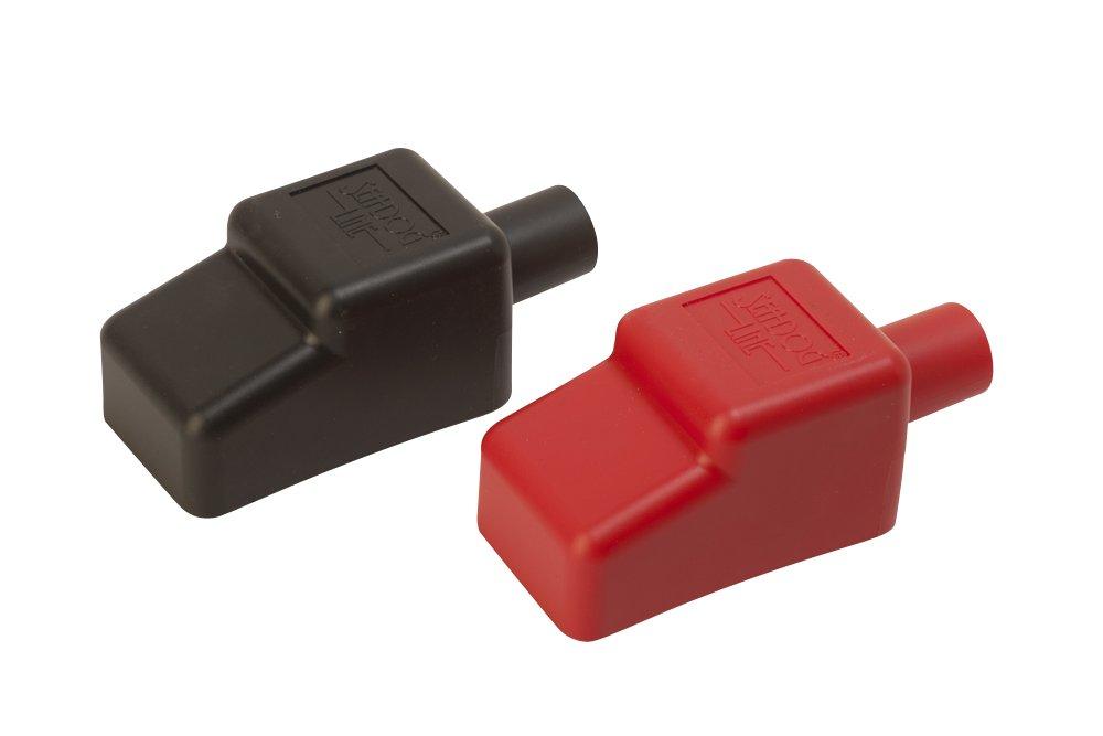Sea Dog 415115-1 5/8" Battery Terminal Covers - Red/Black, Packaged