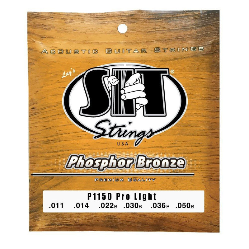 S.I.T. String P1150 Pro Light Phosphor Bronze Acoustic Guitar String Pro Light (11-50)