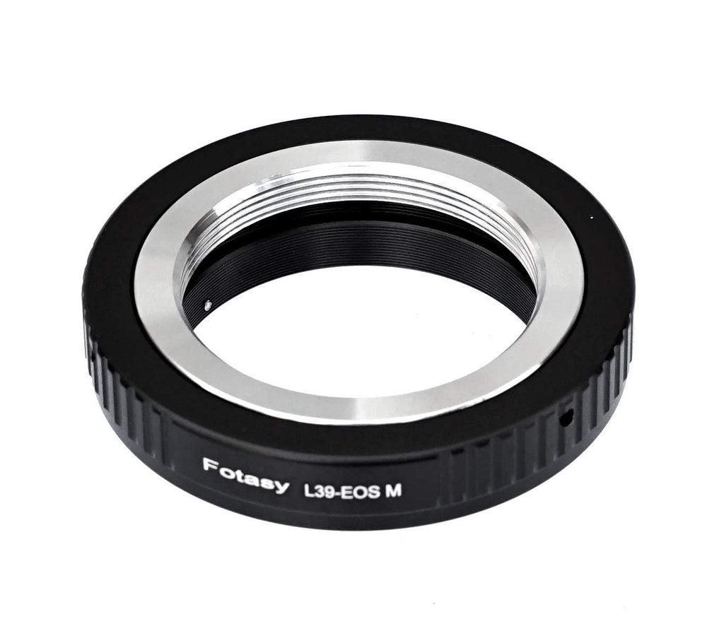 Fotasy Leica M39 Lens to Canon EF-M Mount Adapter, M39 EFM, M39 EOS M Adapter, EFM M39, fits Leica M39 39MM L39 LTM Lens & Canon EF M Mirrorless Cameras M1 M2 M3 M5 M6 M6 Mark II M10 M50 M100 M200 Leica M39 EFM