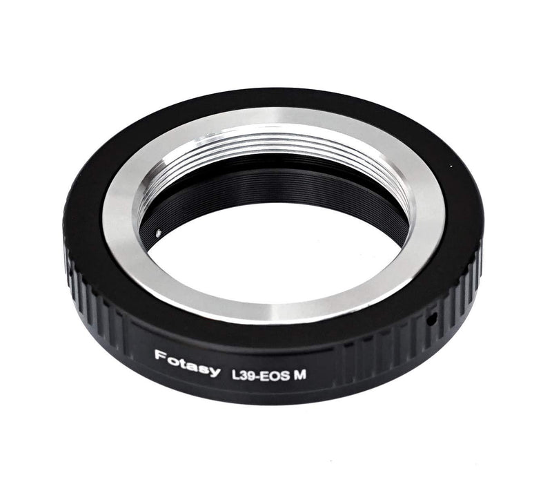 Fotasy Leica M39 Lens to Canon EF-M Mount Adapter, M39 EFM, M39 EOS M Adapter, EFM M39, fits Leica M39 39MM L39 LTM Lens & Canon EF M Mirrorless Cameras M1 M2 M3 M5 M6 M6 Mark II M10 M50 M100 M200 Leica M39 EFM