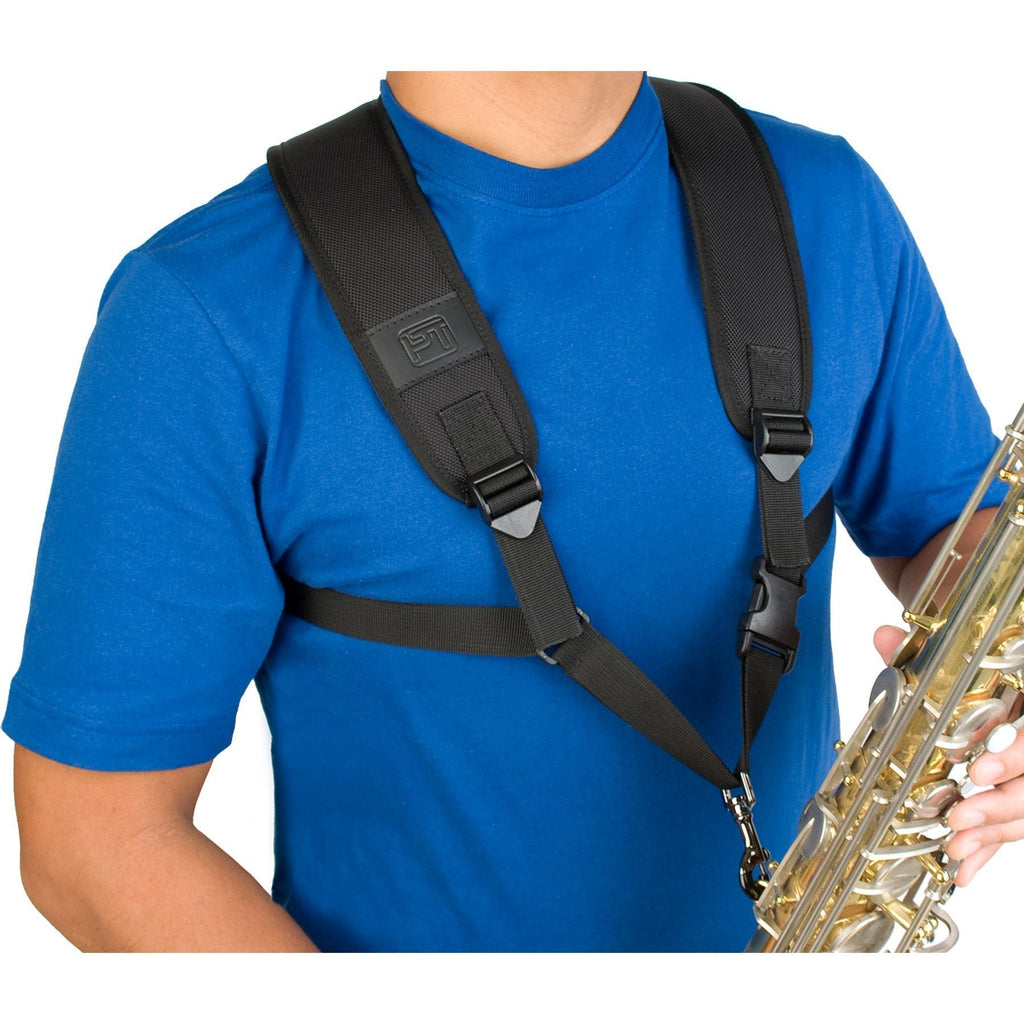 Protec Saxophone Harness with Deluxe Metal Trigger Snap, Large, Model A306M