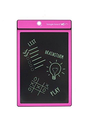 Boogie Board Basics Reusable Writing Pad-Includes 8.5 in LCD Writing Tablet, Instant Erase, Stylus Pen, Pink