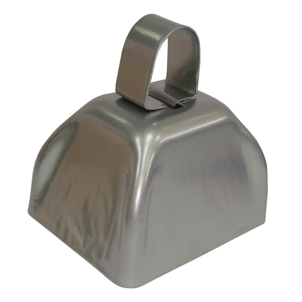 Silver Metal Cowbell - 12 Pack One Color Silver