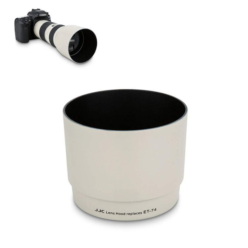 Camera Lens Hood Shade for Canon EF 70-200mm f/4L is USM Lens Replaces Canon ET-74 Lens Hood Reverse Attaching -White