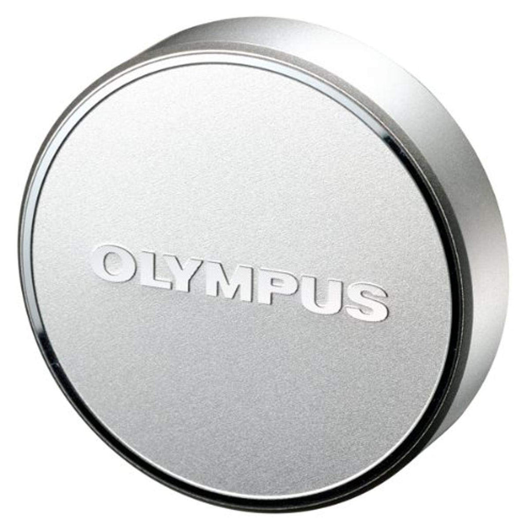 Olympus LC-48B Metal Lens Cap for M.Zuiko Digital 17mm 1:1.8 Lens (Silver) Silver
