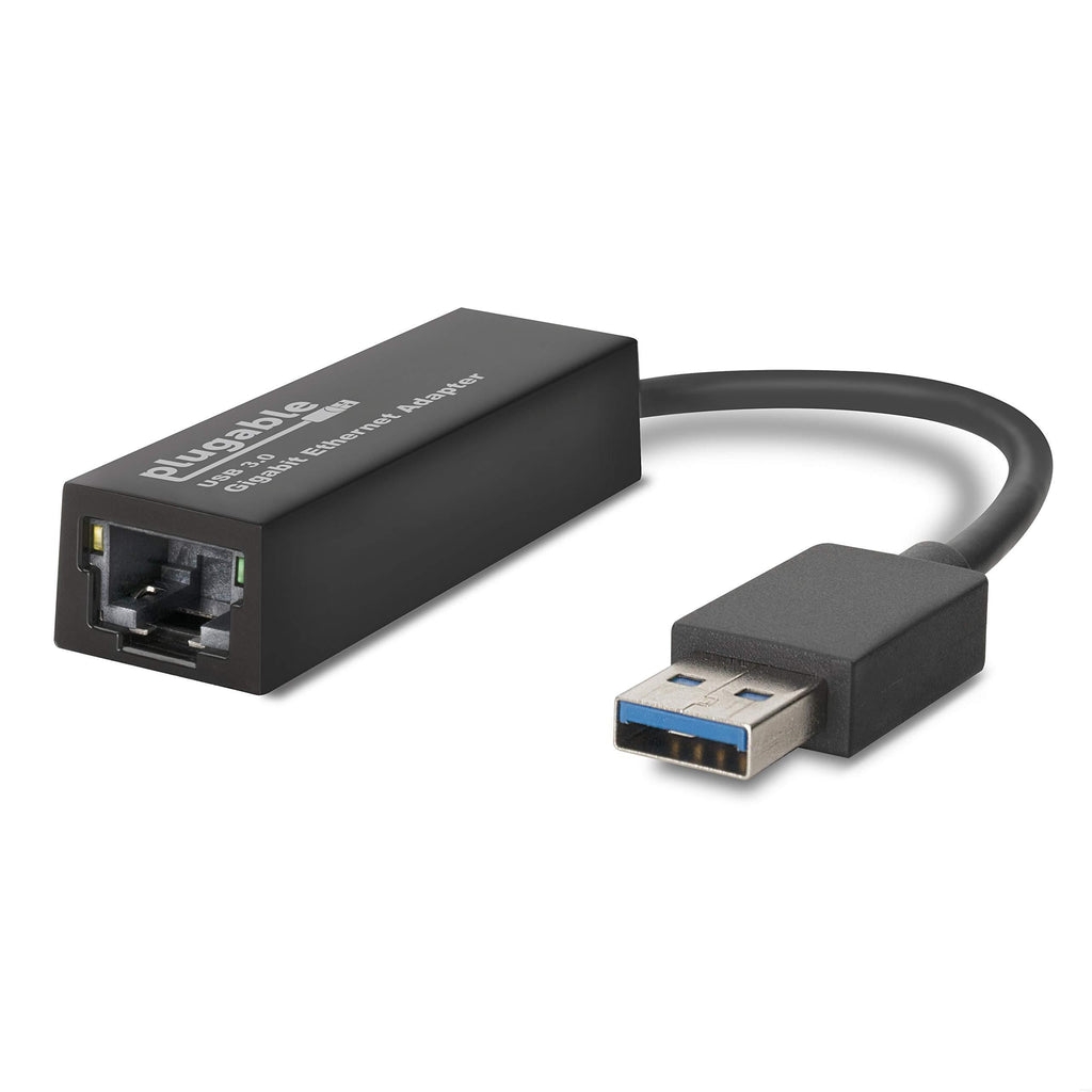 Plugable USB to Ethernet Adapter, USB 3.0 to Gigabit Ethernet, Supports Windows 10, 8.1, 7, XP, Linux, Chrome OS