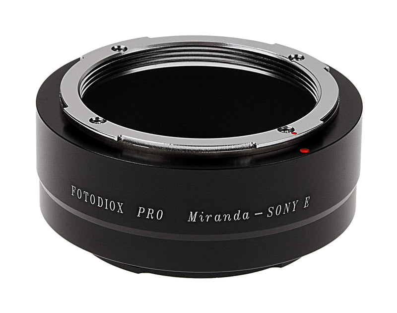 Fotodiox Pro Lens Mount Adapter, for Miranda Lens to Sony NEX E-Mount Mirrorless Cameras