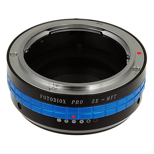 Fotodiox Pro Lens Mount Adapter, for Mamiya ZE (35mm) Lens to Olympus Panasonic Micro Four Third (MFT) Mirrorless Cameras