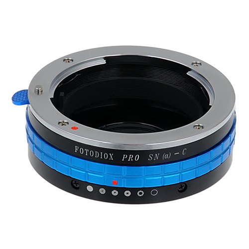 Fotodiox Pro Lens Mount Adapter Compatible with Sony A-Mount and Minolta AF Lenses to C-Mount Cameras