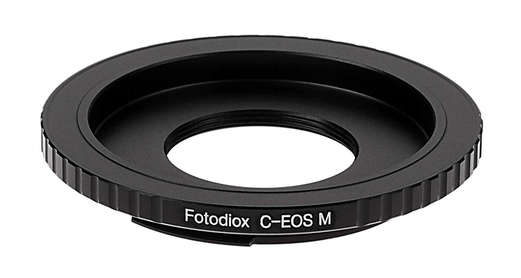 Fotodiox Lens Mount Adapter, for C-Mount Lens (Movie Lens, CCTV Lens trinocular Microscope phototubes) to Canon EOS M Mirrorless Cameras Standard