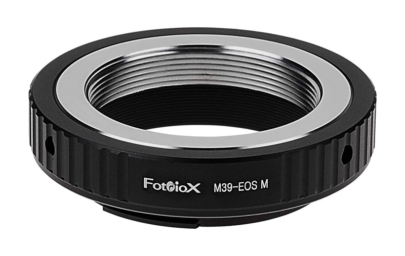 Fotodiox Lens Mount Adapter, for Leica M39, L39 Screw Mount (39mm Thread) Lens to Canon EOS M Mirrorless Cameras M39/L39 Standard