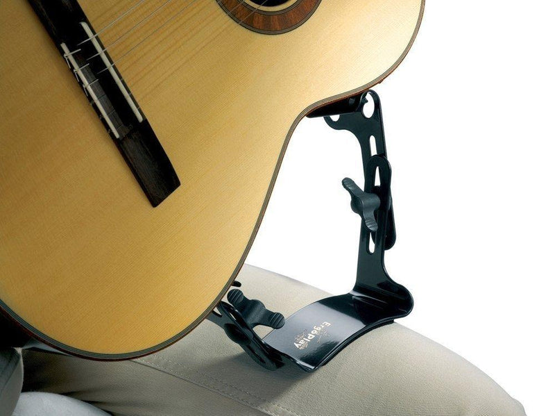 ErgoPlay Tröster Guitar Support; Black; Plastic; for Right-Handed Players.