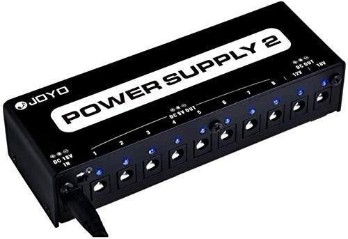 JOYO JP-02 Power Supply 10 Output 9V 12V 18V Options Isolated Short-Circuit Overload Protection for Effect Pedal