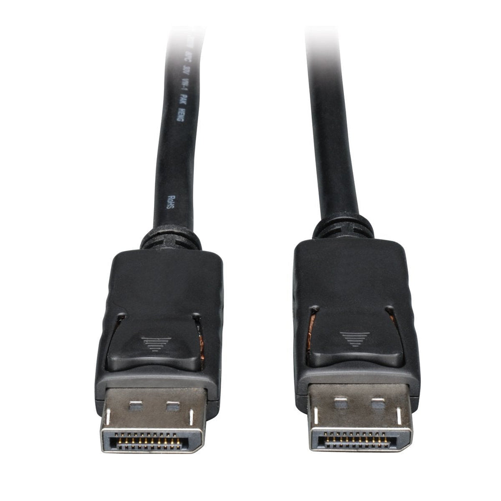 Tripp Lite DisplayPort Cable with Latches (M/M), DP to DP, 1080p, 20-ft. (P580-020), Black 20'