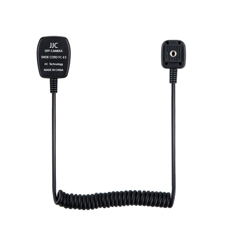 [AUSTRALIA] - Flash TTL Cord JJC Off-Camera Flash Hot Shoe Cord for Canon R5 R6 RP R T8i T7 T7i T6 T6i T6s T5 T5i SL3 SL2 90D 80D 77D 6D Mark II 5D Mark IV M50 M6,etc Replaces Canon OC-E3 Cord -1.3m 