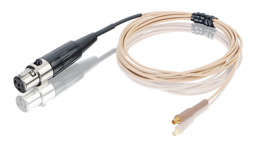 [AUSTRALIA] - Countryman E6CABLEL1SL Aramid-Reinforced E6 Series Earset Snap-On Cable for Shure/Carvin/JTS/Trantec Transmitters (Light Beige) 