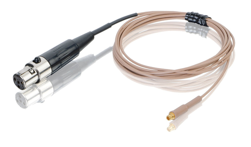 [AUSTRALIA] - Countryman E6CABLET2SL Duramax Aramid-Reinforced E6 Series Earset Snap-On Cable for Shure/Carvin/JTS/Trantec Transmitters (Tan) 