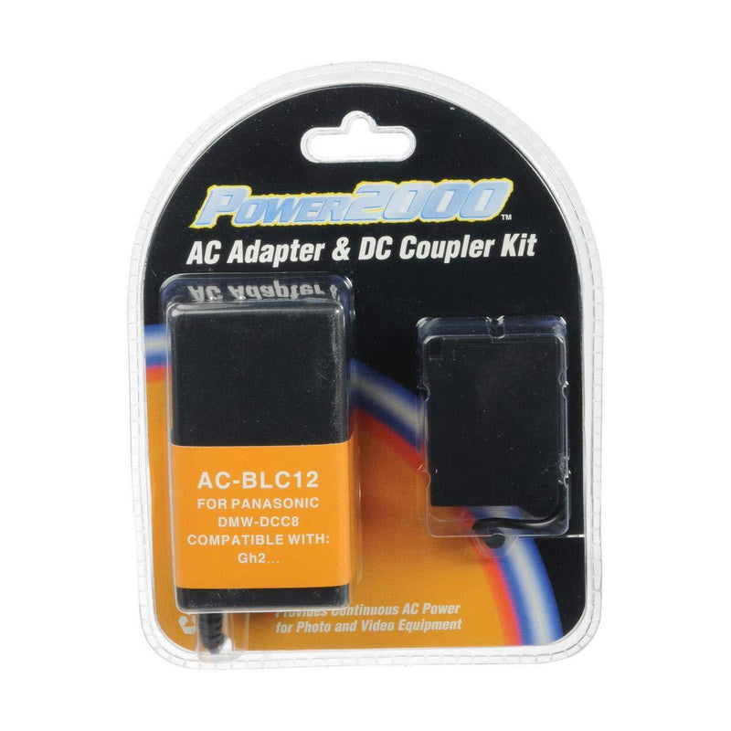Power 2000 AC Adapter & DC Coupler Kit for Panasonic DMW-DCC8GU