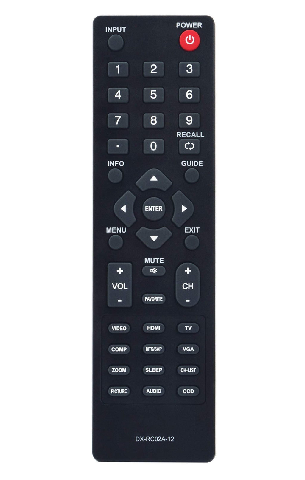 DYNEX DX-RC02A-12 Remote