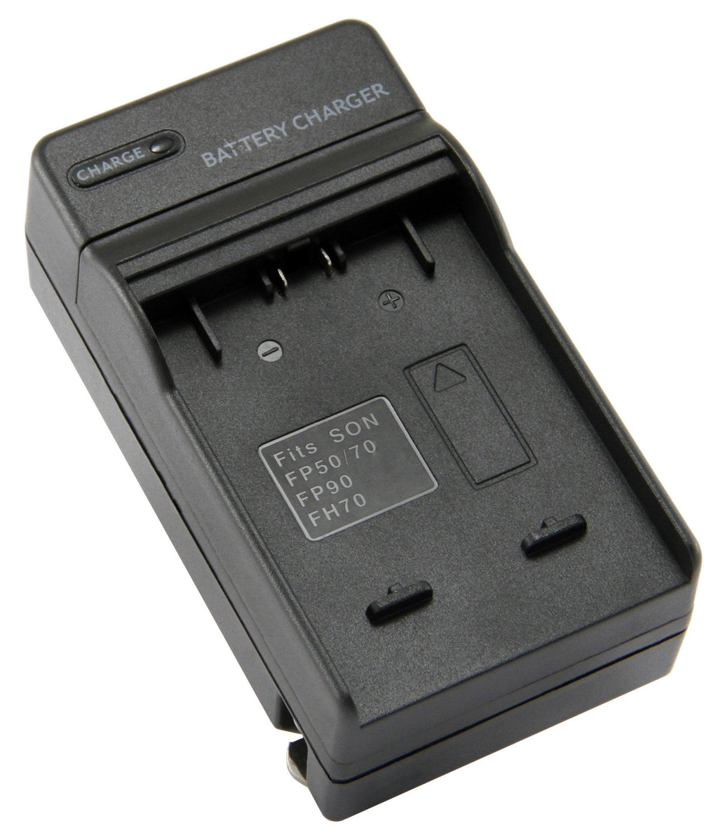 STK's Sony NP-FV Battery Charger - for Sony BC-TRV and CyberShot HDR-CX260V, HDR-CX190, NEX-VG900, HDR-CX210, HDR-CX580V, HDR-CX760V, DCR-SX85, DCR-SX45, DCR-SR68, HDR-XR260V, HDR-PJ710V, HDR-PJ760V, HDR-PJ200, HDR-PJ580V, HDR-XR160, HDR-CX110, HDR-CX1...