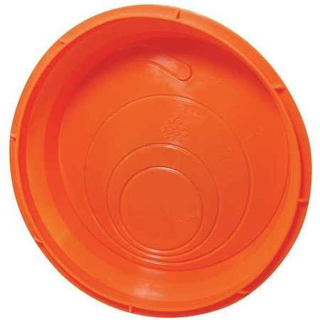 Schedule 40 Pipe Seal Drain Plug for 4" PVC Pipe Accessory, Plastic Orange