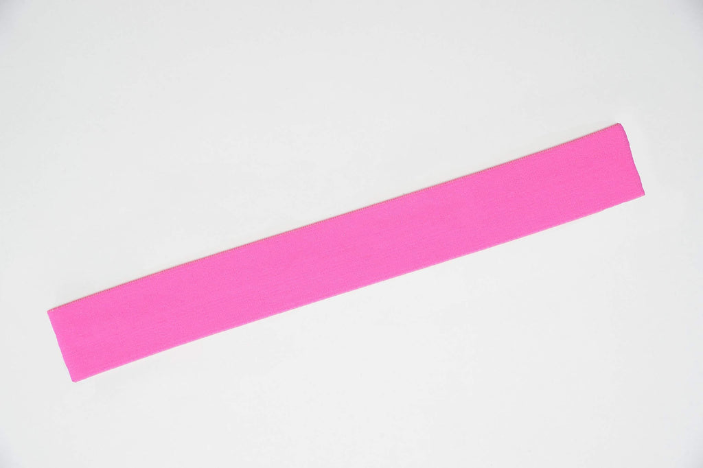 Soffe 1" Wide Headband (Neon Pink)