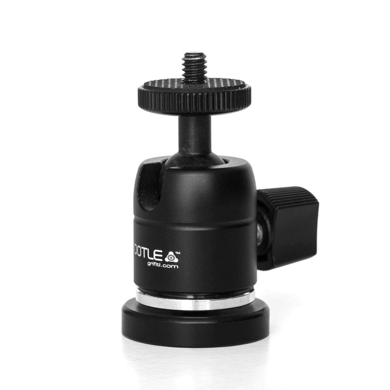 Grifiti Nootle Magnetic Camera Mount and Magnetic Camera Stand Magnetic Foot Nootle Mini Ball Head Heavy Duty Metal Securely Attaches to Steel or Other Magnetic Surfaces