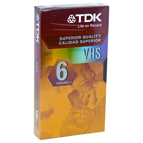 Tdk Video Tape T120 2 - 4 - 6 Hr. Peggable
