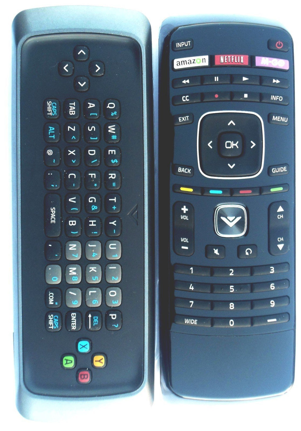 New XRT300 Keyboard Remote-for VIZIO M320SL M370SL M420SL M470SL M550SL M470VSE M650VSE M550VSE E420i-A1 E500i-A1 E601i-A3 E470i-A0 M470VSE - M650VSE - M550VSE E420i-A1 Internet TV
